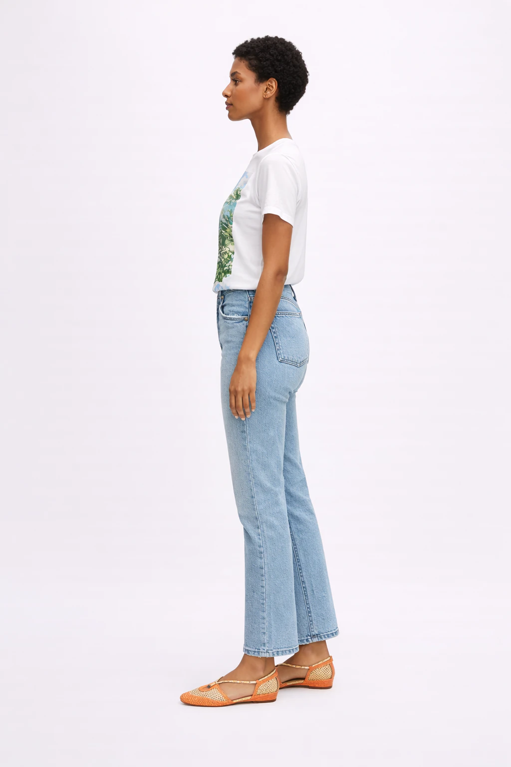 Jean sur-mesure bootcut taille haute – Infinite Motion - BF101 - Vue 3