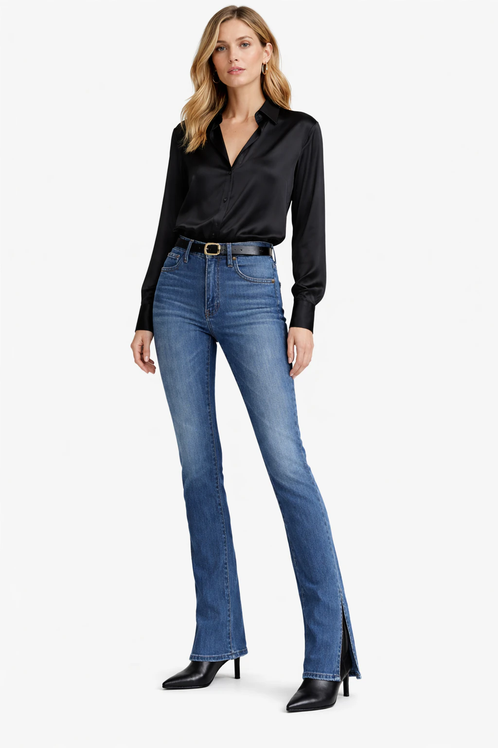 Jean sur-mesure bootcut taille moyenne – Absolute Line - BF103 - Vue 1