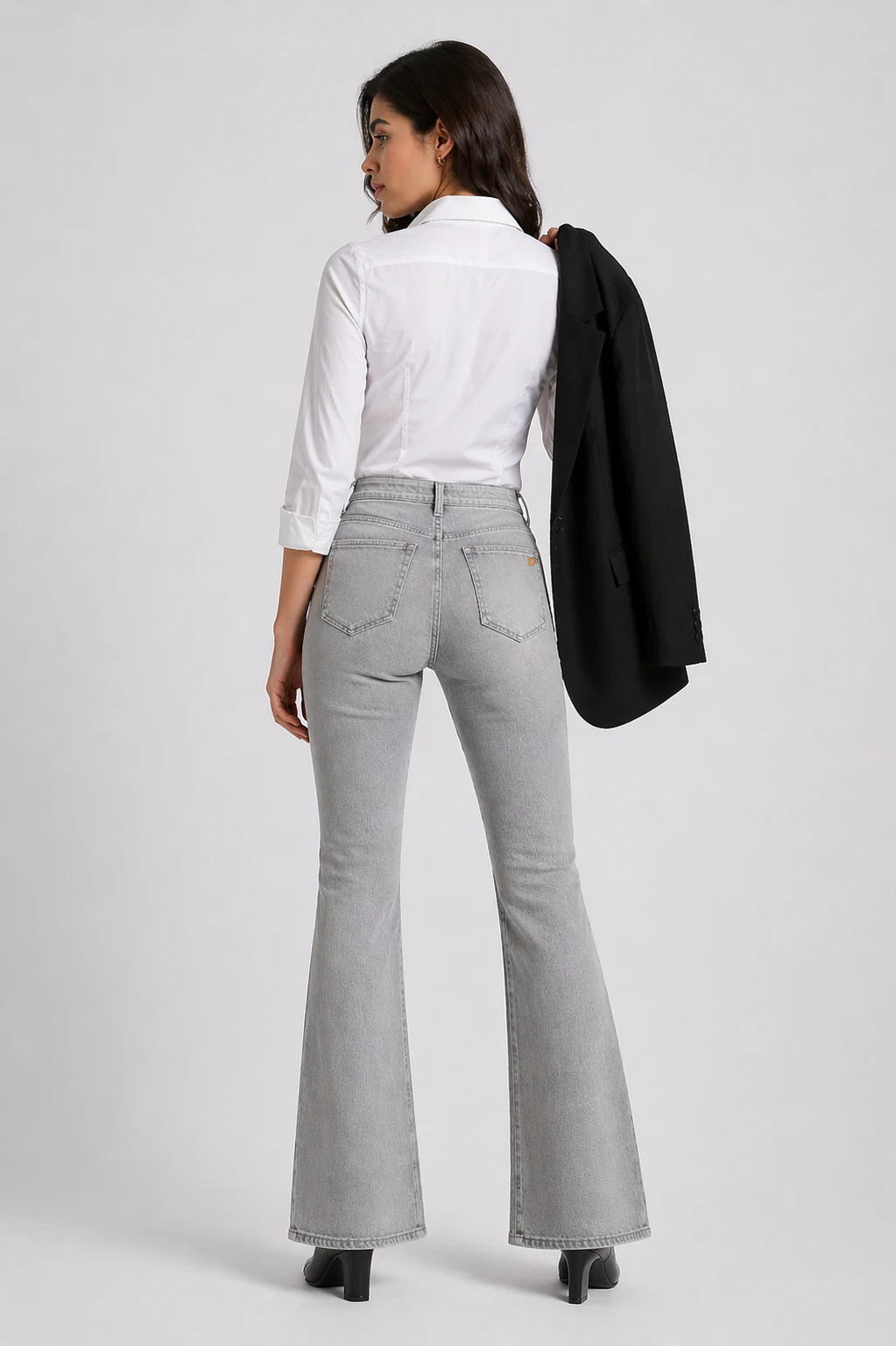 Jean sur-mesure bootcut taille basse – Signature Frame - BF106 - Vue 2