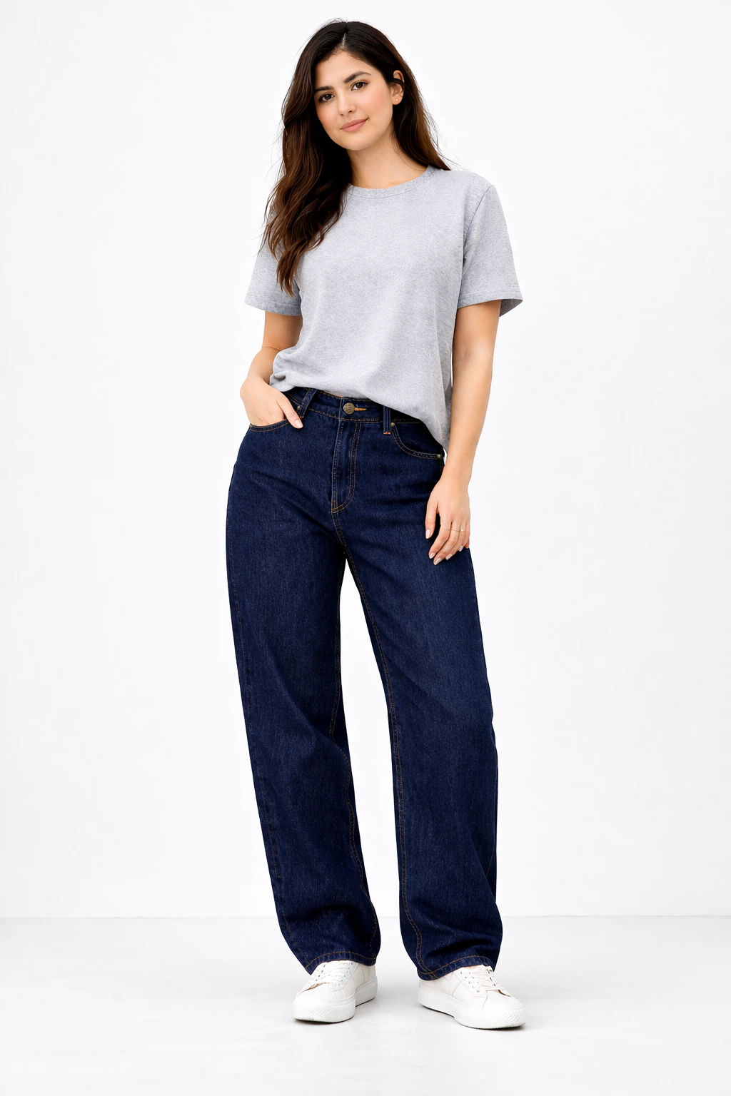 Jean sur-mesure boyfriend taille basse – Bold Horizon - BS204 - Vue 1