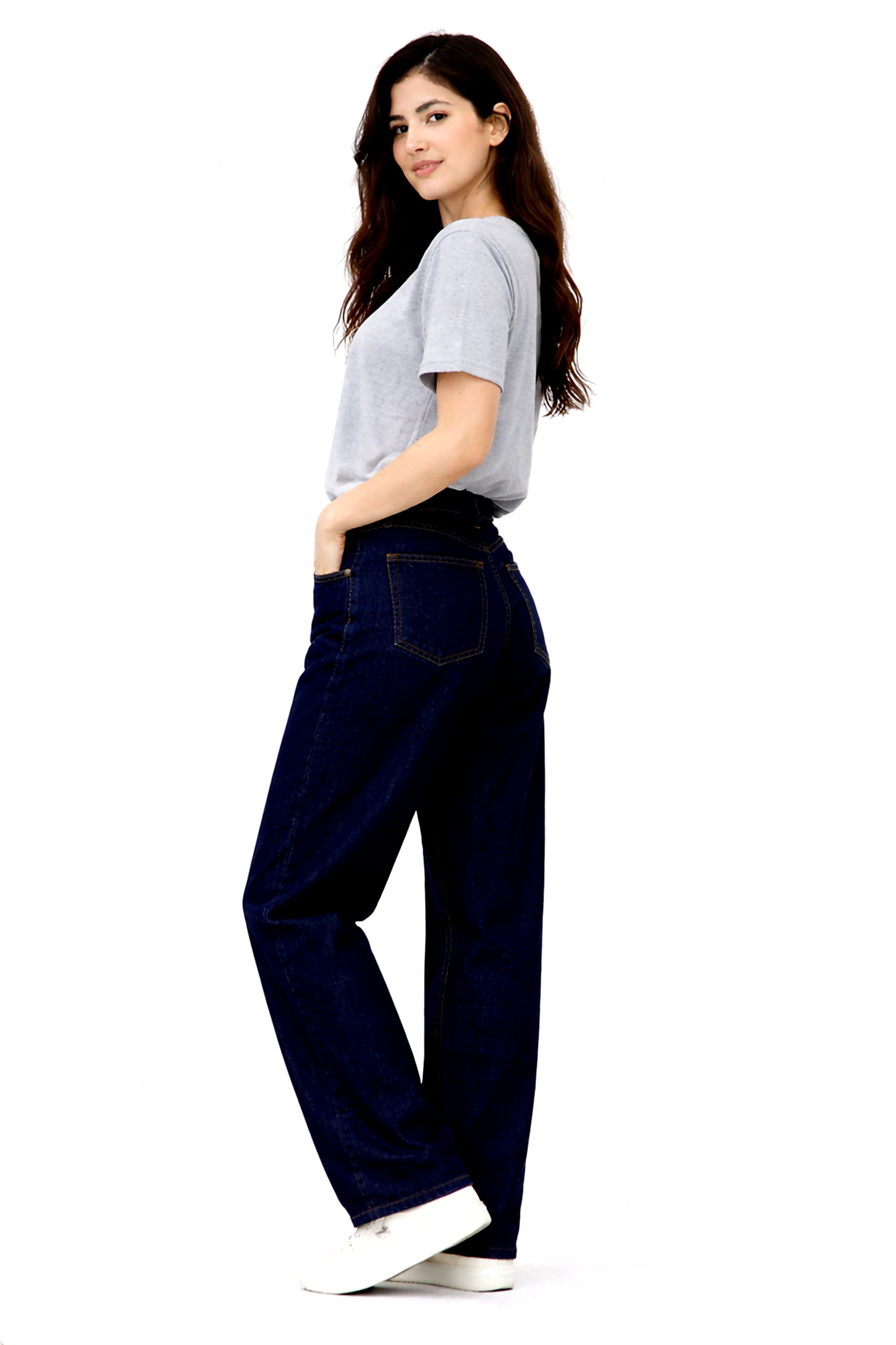 Jean sur-mesure boyfriend taille basse – Bold Horizon - BS204 - Vue 3