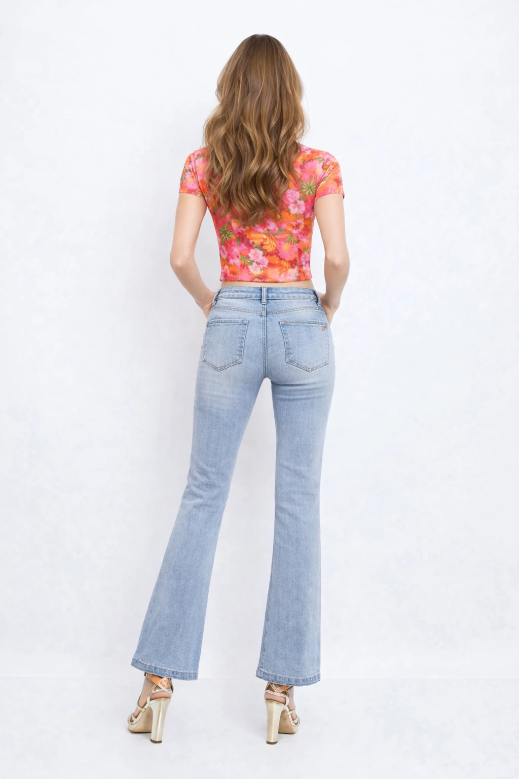 Jean sur-mesure flare taille basse – Fluid Identity 2 - FS301 - Vue 2