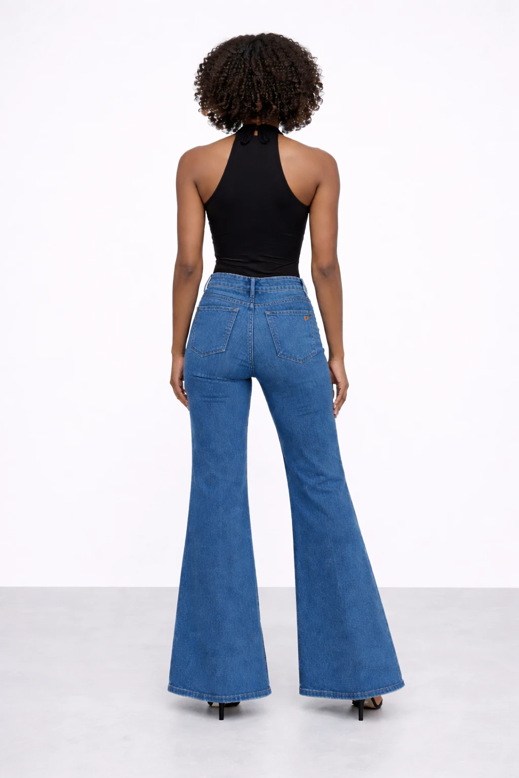 Jean sur-mesure flare taille haute – Bold Horizon 2 - FS303 - Vue 2