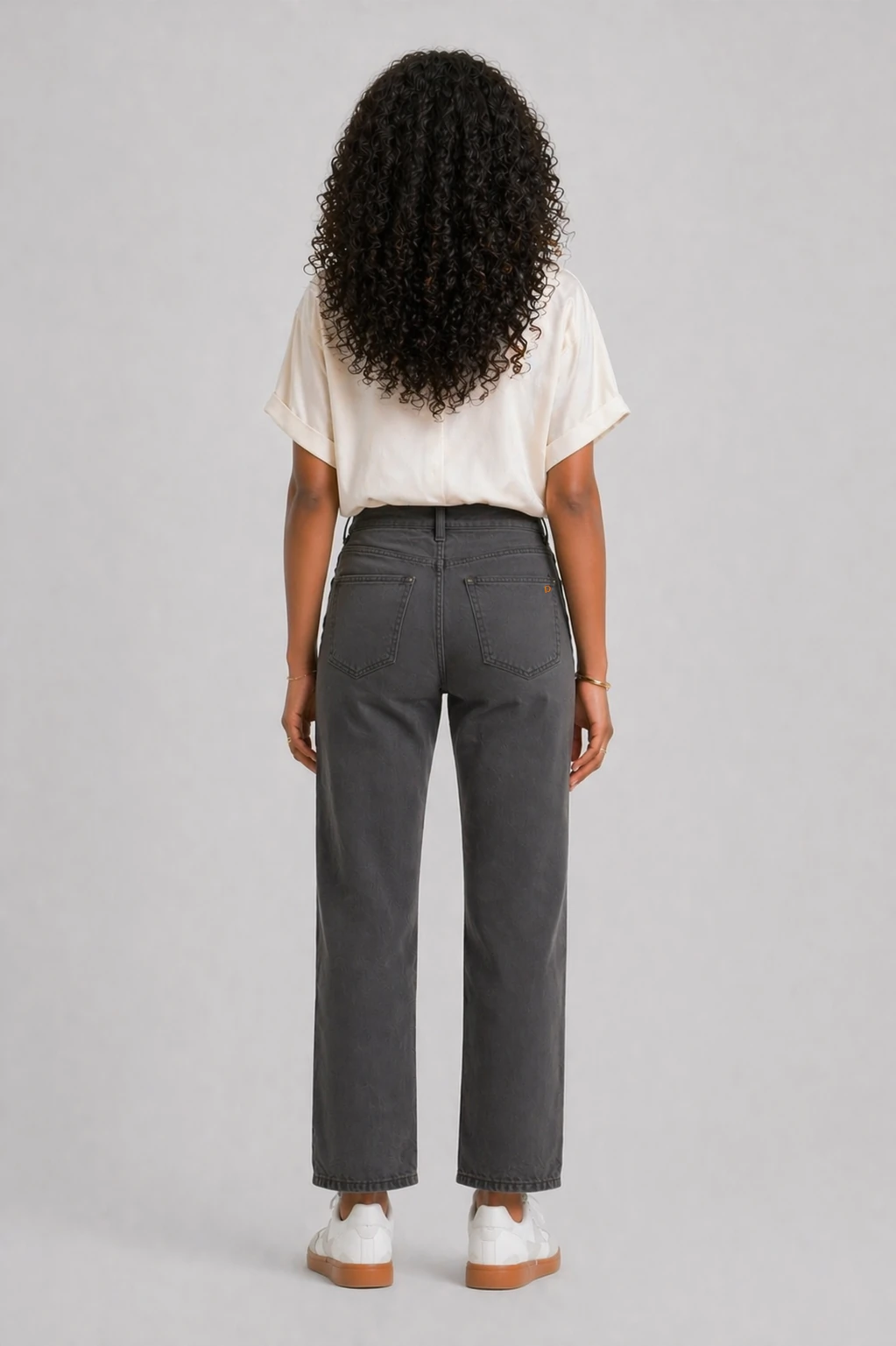 Jean sur-mesure coupe mom taille haute – Blue Confidence 2 - ME406 - Vue 2
