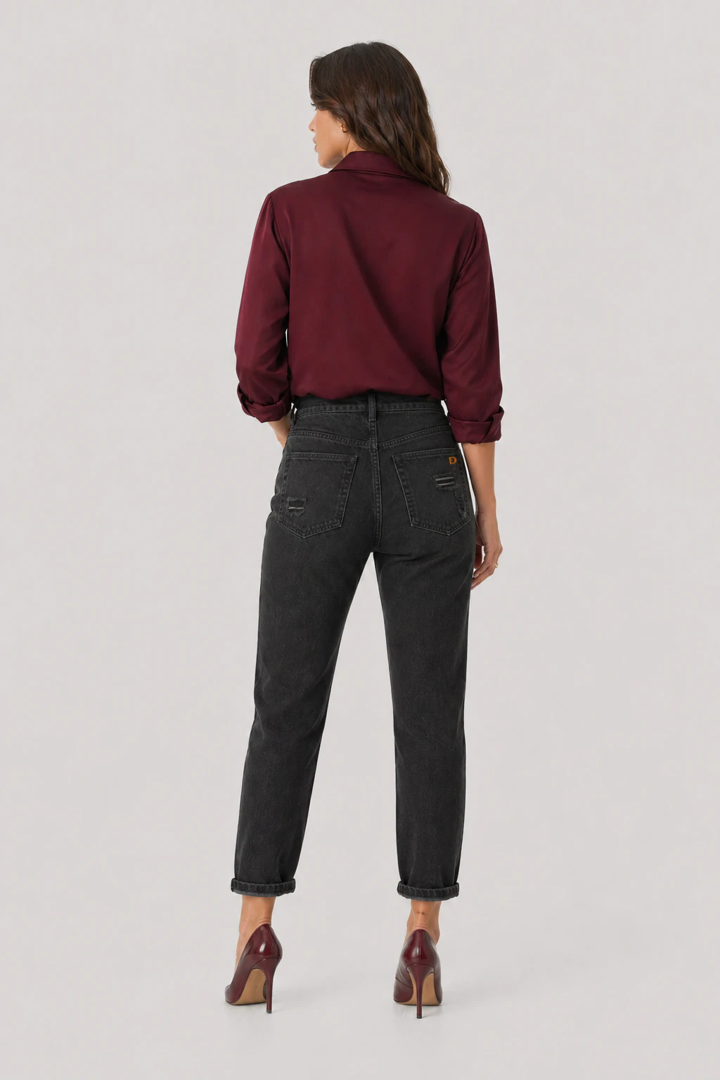 Jean sur-mesure coupe mom taille haute – True Ease 3 - ME407 - Vue 2