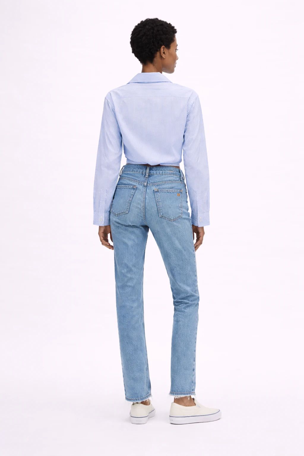 Jean sur-mesure coupe droite taille haute – Limitless Fit - SG702 - Vue 2