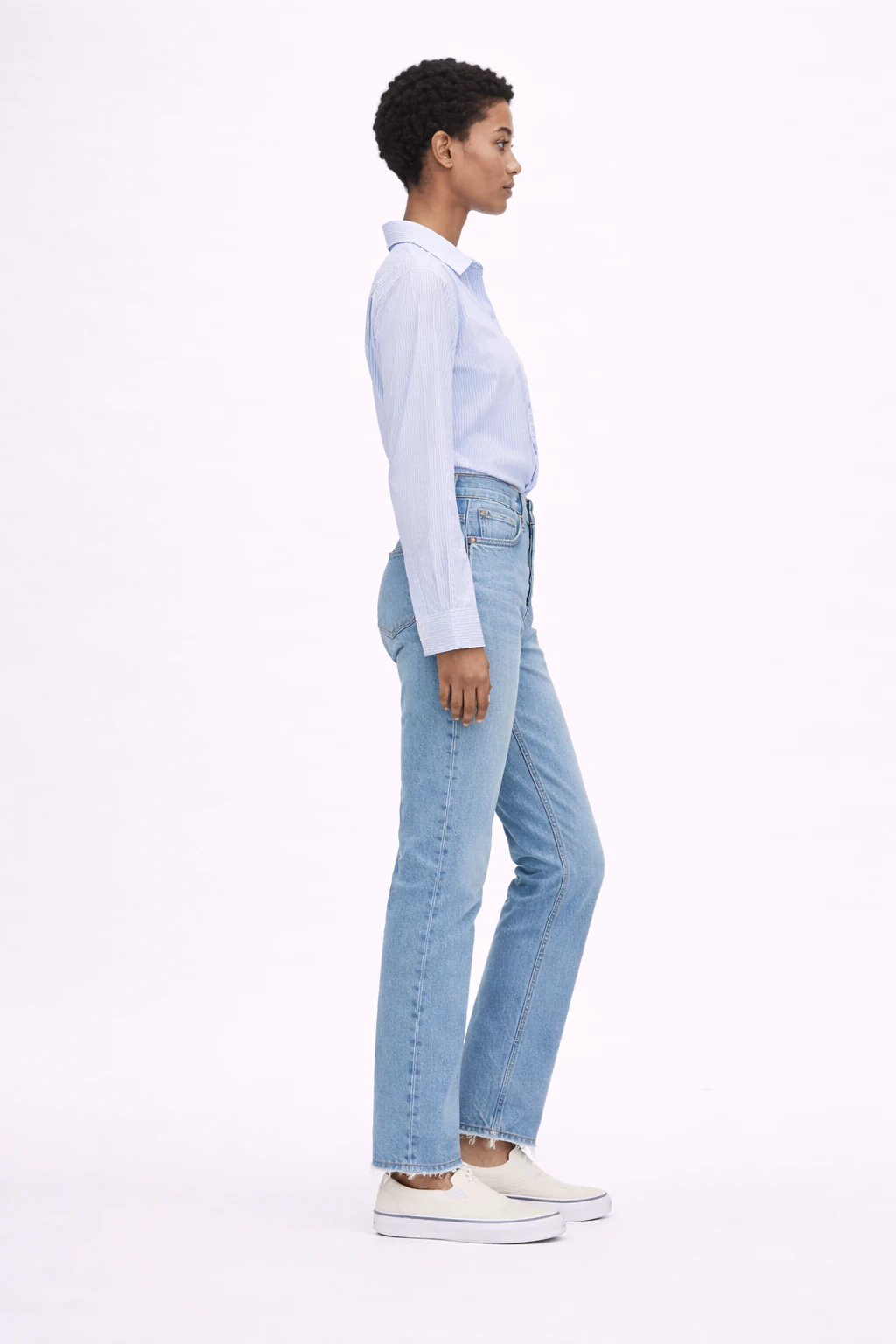 Jean sur-mesure coupe droite taille haute – Limitless Fit - SG702 - Vue 3