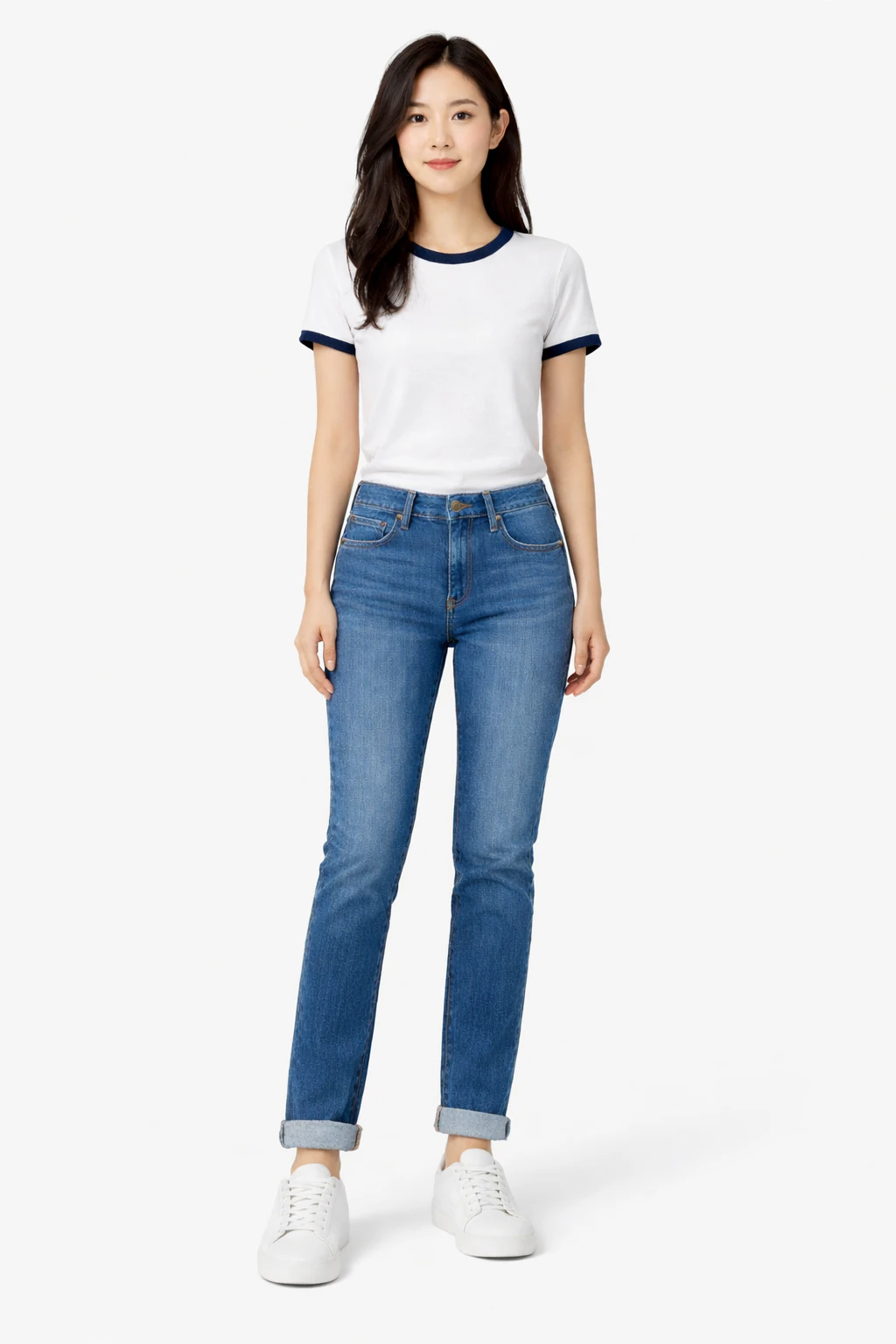 Jean sur-mesure coupe droite taille basse – Eclipse Flow 2 - SG703 - Vue 1