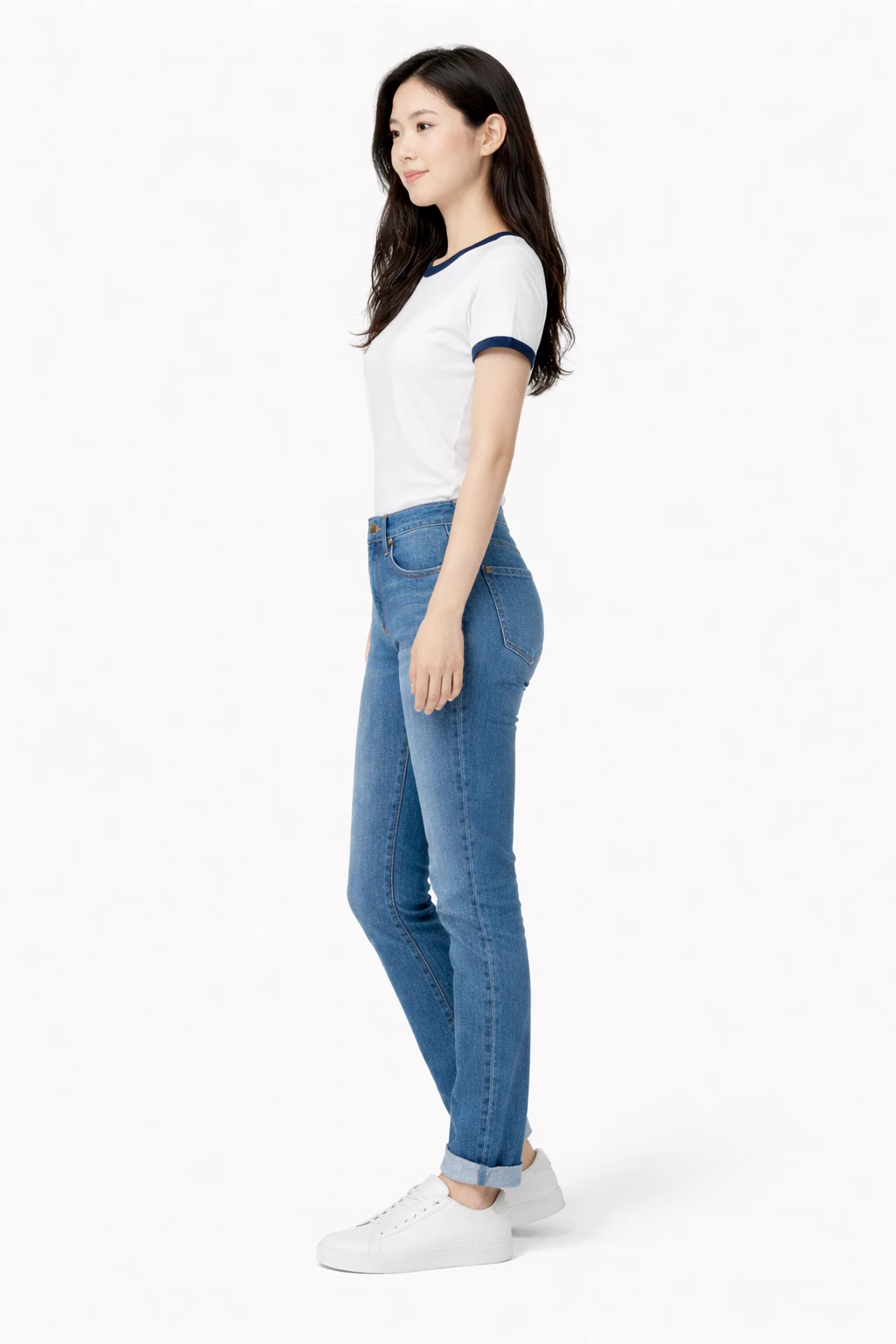 Jean sur-mesure coupe droite taille basse – Eclipse Flow 2 - SG703 - Vue 3