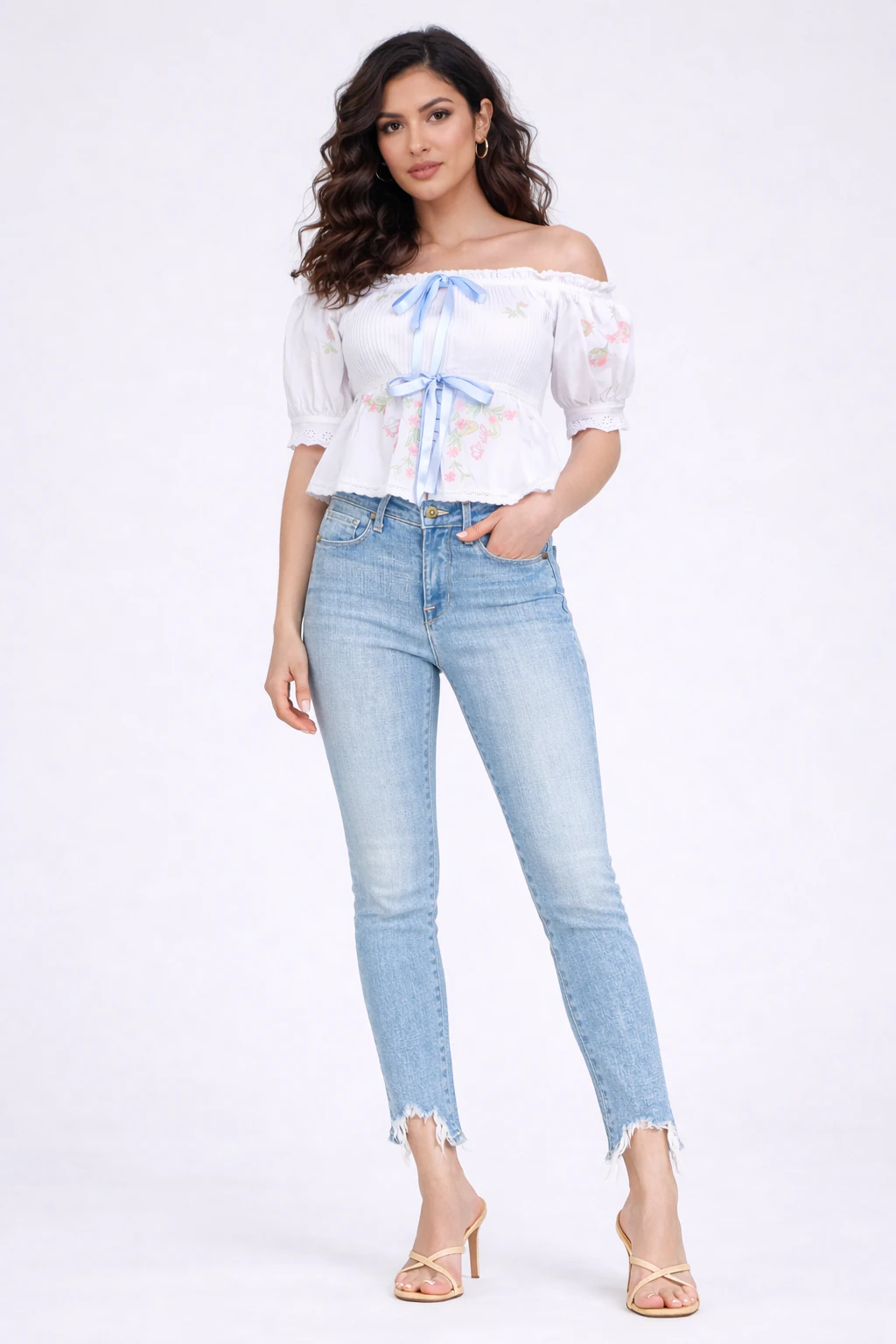 Jean sur-mesure jean taille basse – Perfect Motion 3 - SL601 - Vue 1