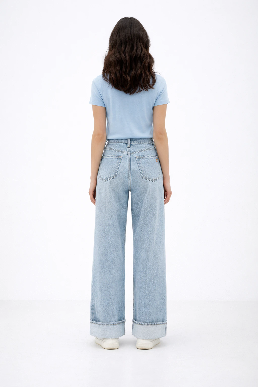Jean sur-mesure wide leg taille haute – Freedom Line 2 - WH804 - Vue 2