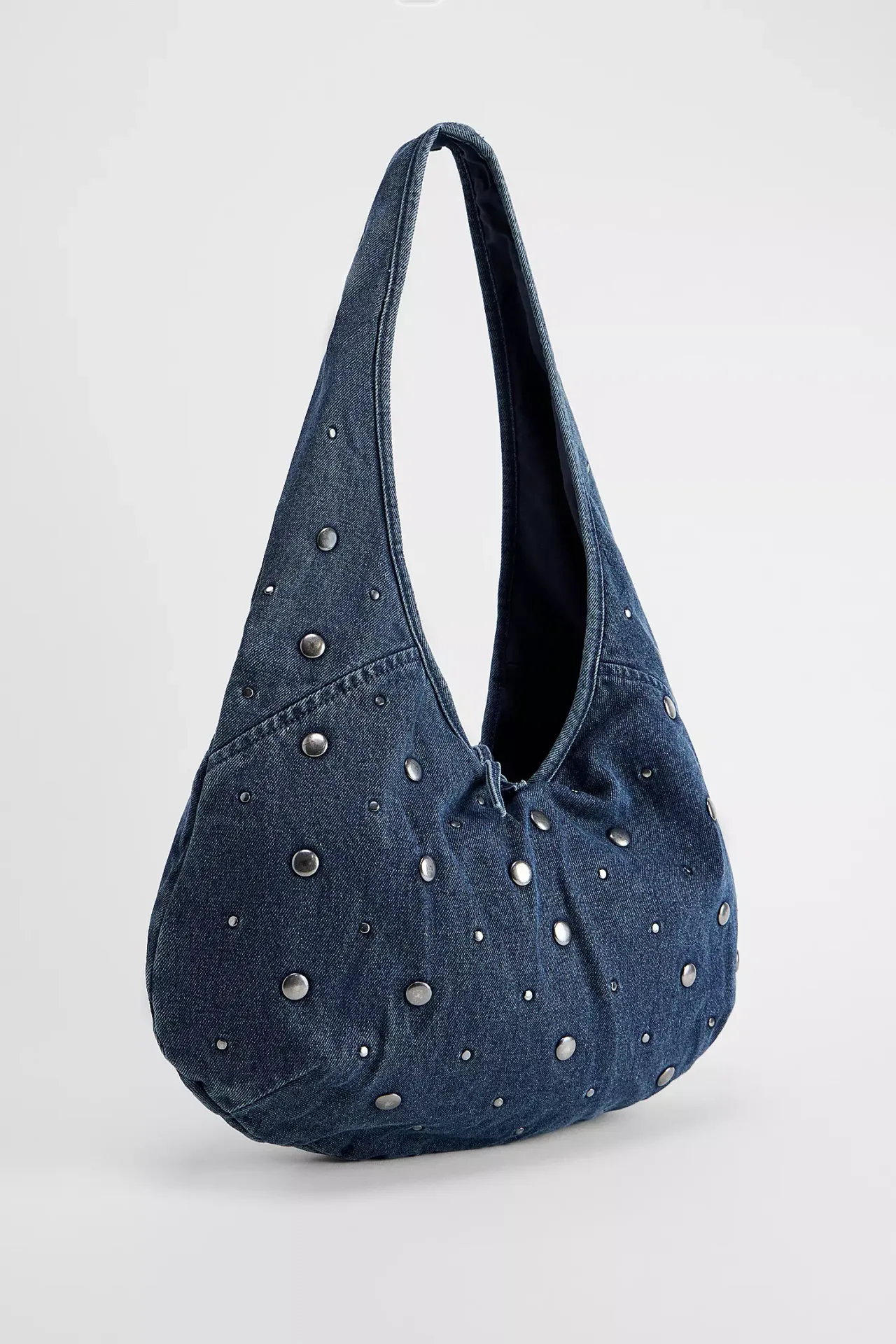 Sac hobo en denim personnalisable – Modèle Nomad - Vue 2