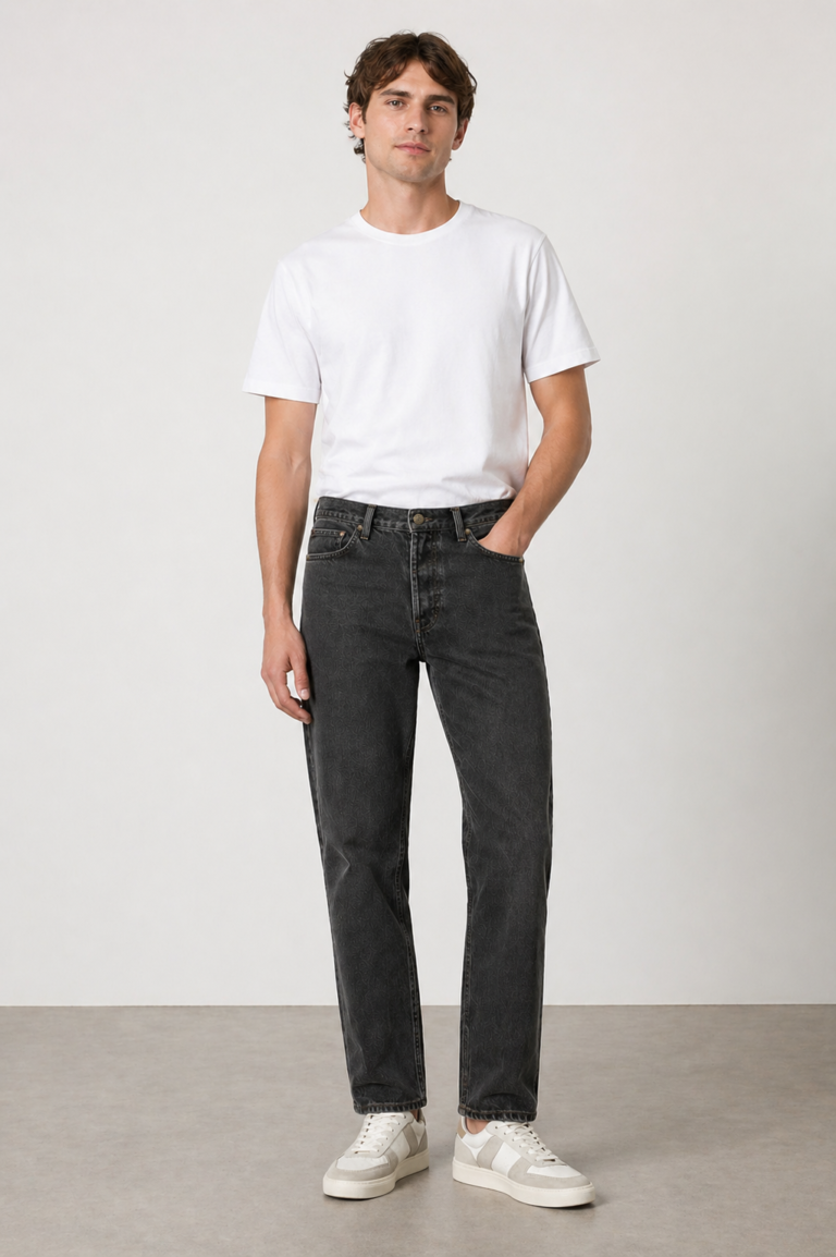 Jean sur-mesure regular homme taille moyenne – Shadow Balance | HOLDENIM
