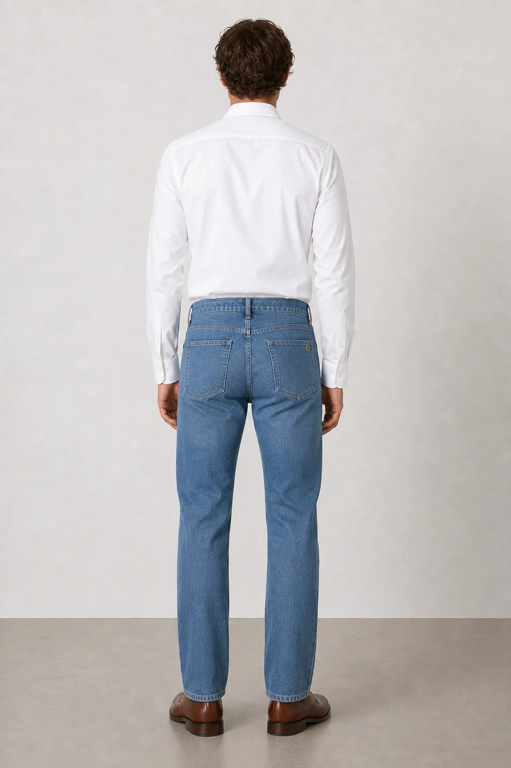 Jean sur-mesure regular homme taille basse – Graphite Motion | HOLDENIM - RP204 - Vue 2