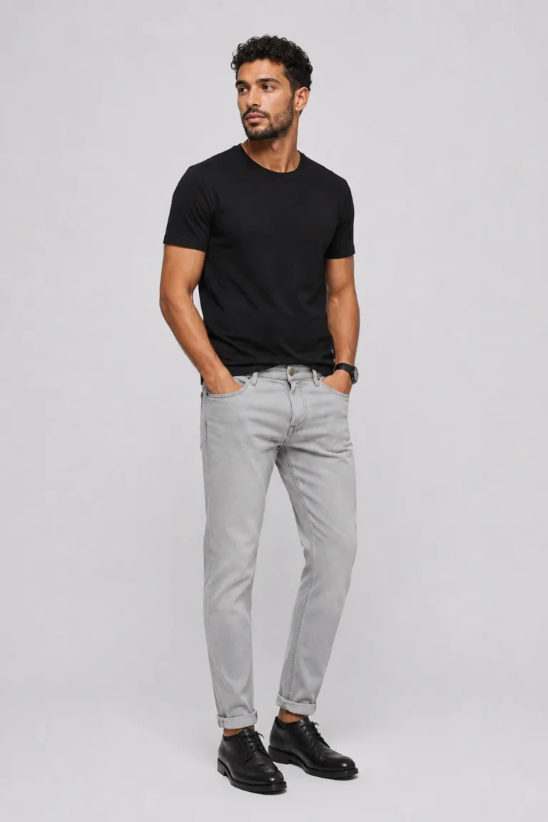 Jean sur-mesure slim homme taille basse – Silver Edge | HOLDENIM