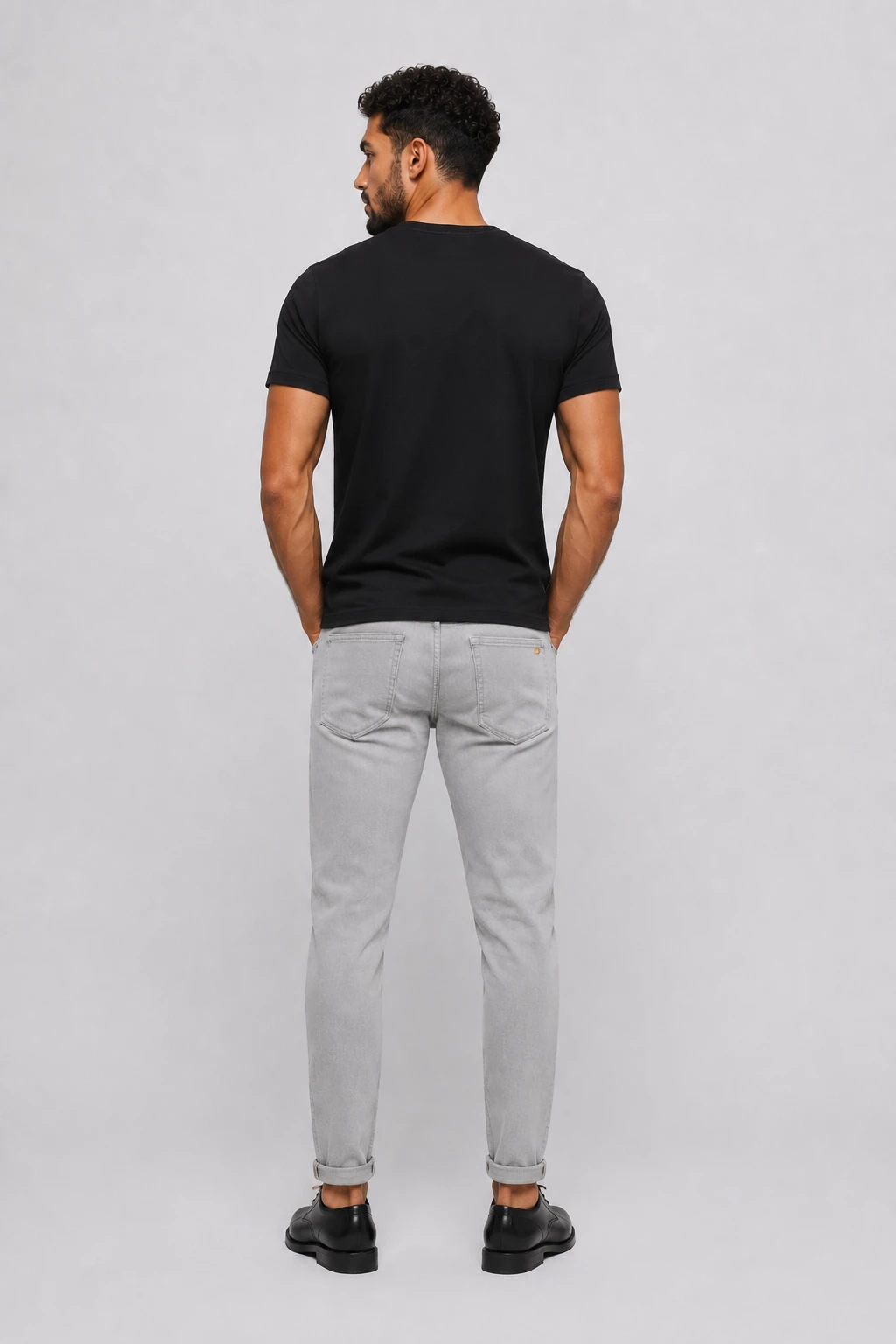 Jean sur-mesure slim homme taille basse – Silver Edge | HOLDENIM - SC102 - Vue 2