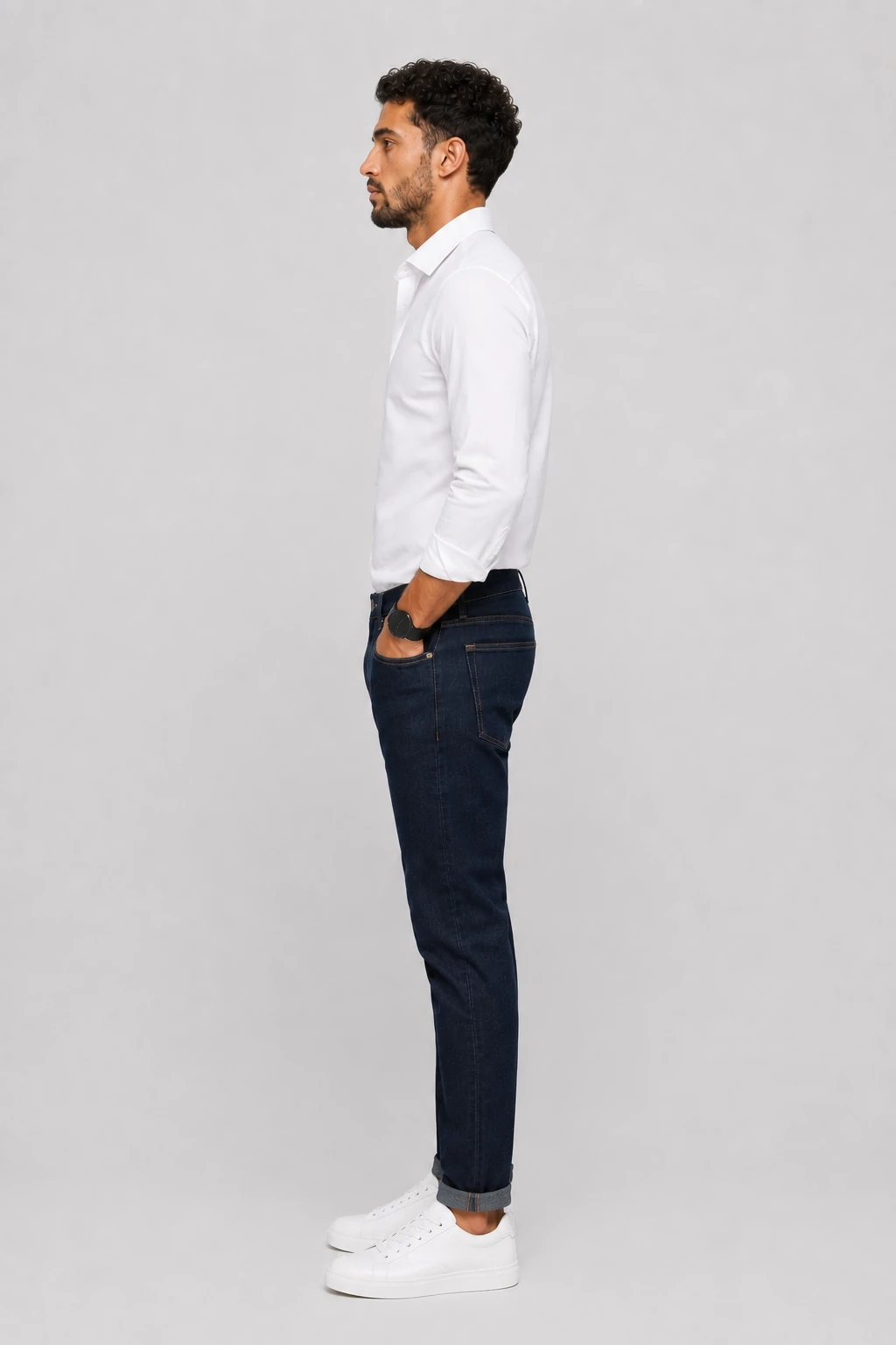 Jean sur-mesure slim homme taille moyenne – Urban Edge | HOLDENIM - SC104 - Vue 3