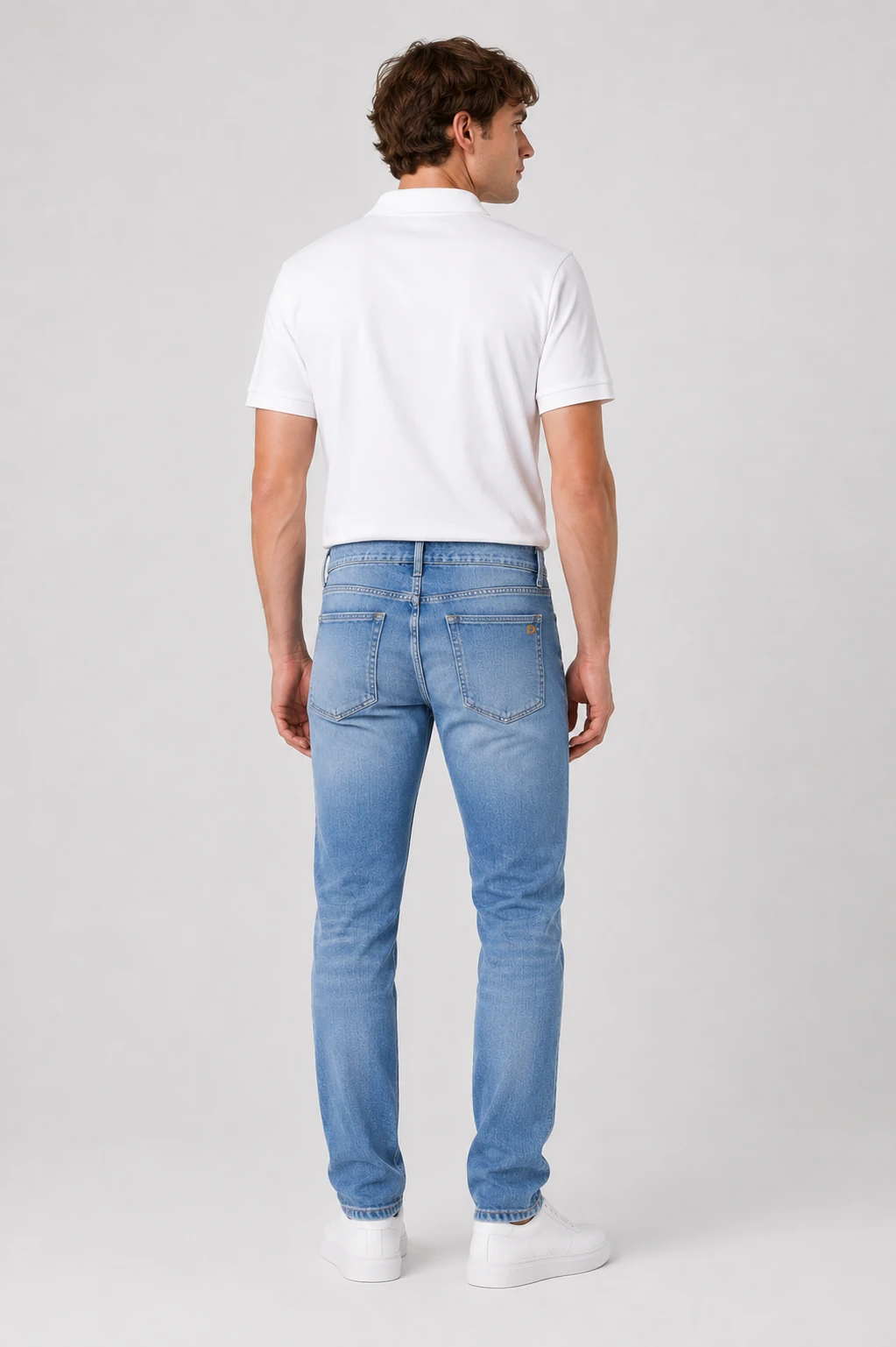 Jean sur-mesure slim homme taille haute – Midnight Fit | HOLDENIM - SC105 - Vue 2