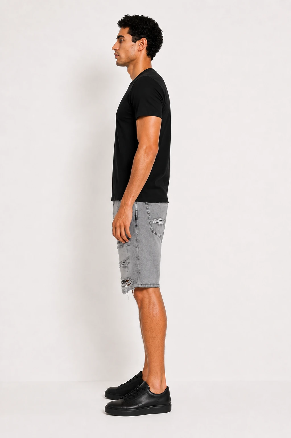 Short en jean sur-mesure homme taille haute – Urban Coast | HOLDENIM - SR303 - Vue 3